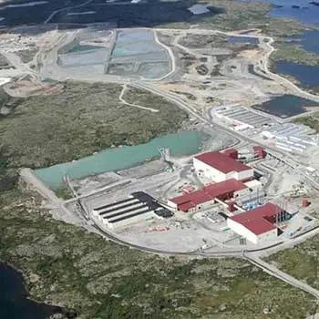 Snap Lake Mine Aerial Shot